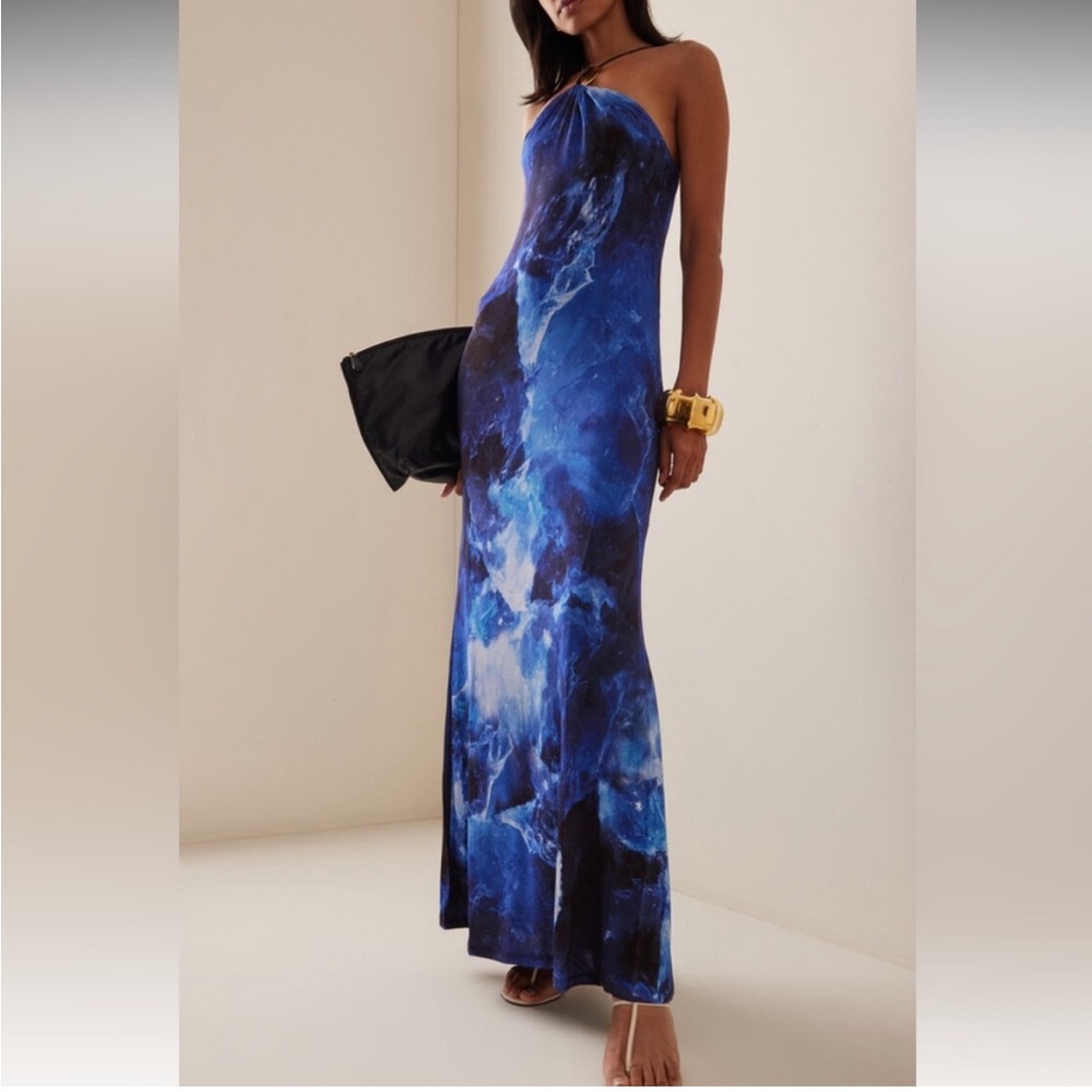 Elegant Blue Women's Dress